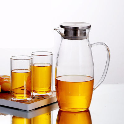 BPA liberano la caraffa per l'acqua di vetro per il mestiere soffiato mano del succo/bevanda/acqua fredda fornitore